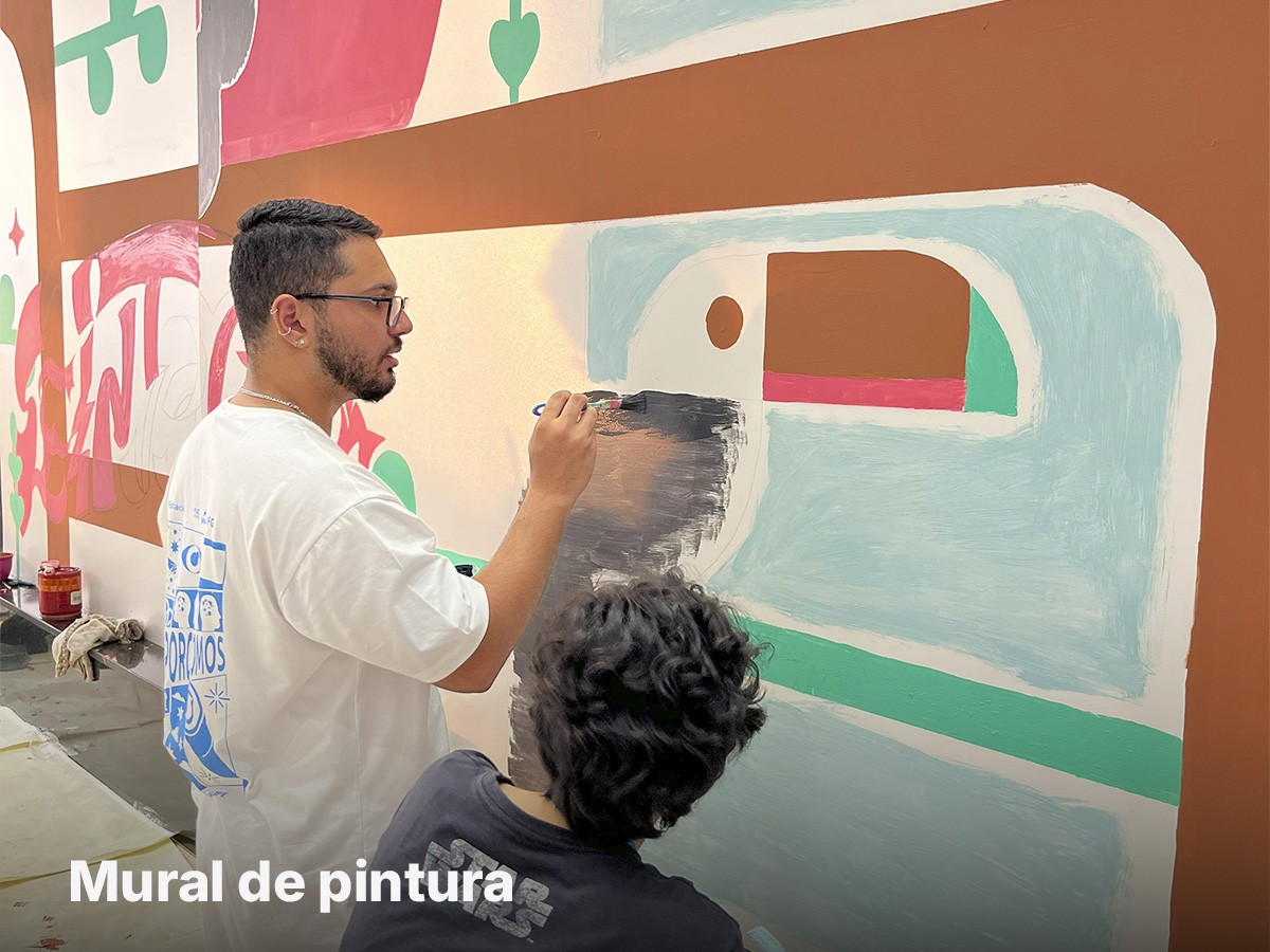 Mural de pintura