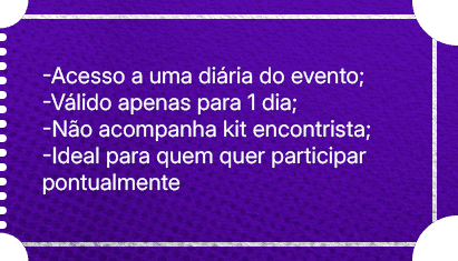 Ingressos Diários — detalhes
