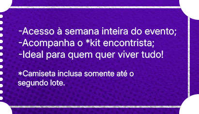 Pacote Encontrista — detalhes